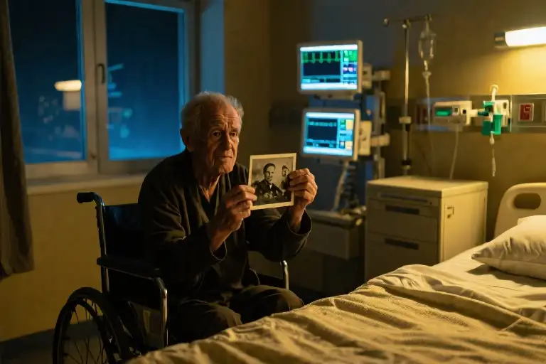 A Dying Veteran's War Stories in the Hospital Night