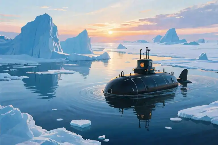 An Antarctic Submarine Proposal Adventure
