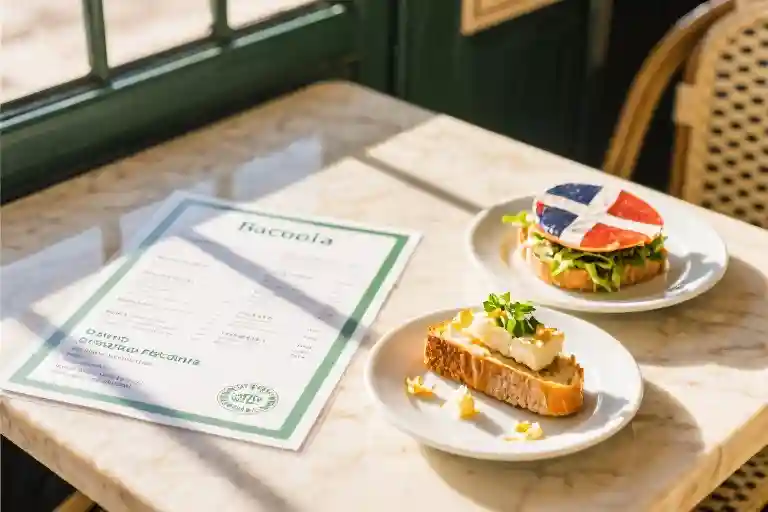 Menu Choices Between Cultures in Lisbon Cafés